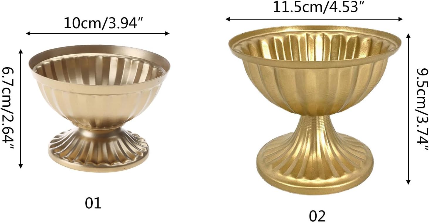 Planter Vase European Flower Pot Iron Flower Vase for Home Vase Office