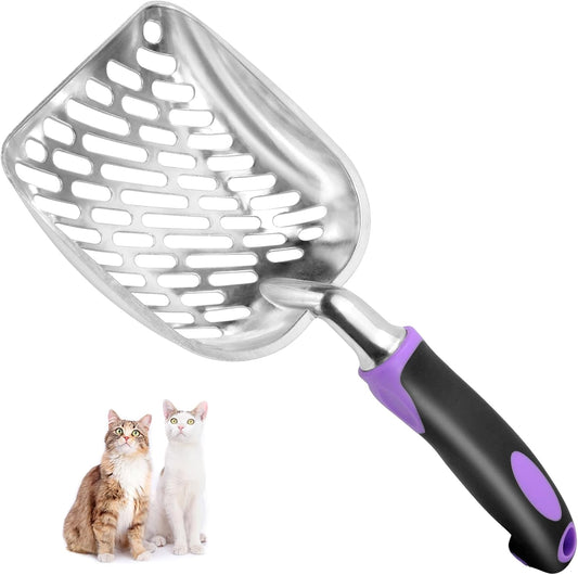 Cat Litter Scoop-Metal Cat Scooper-Long Handle Scoop,Cat Scooper-Poop 