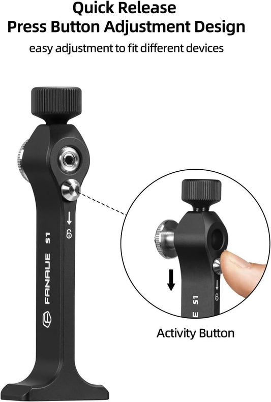 Fanaue Binocular Tripod Adapter, Binocular Mount 1/4 Inch Threading Mo
