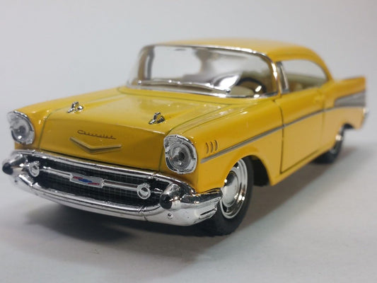 KiNSMART 1957 Chevy Bel Air Coupe 1:40 Scale 5" Die Cast Metal Classic