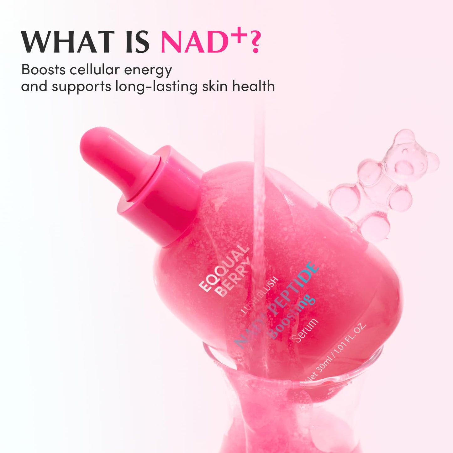 EQQUALBERRY NAD+ Peptide Boosting Smoothie Serum – Anti-Aging Korean S