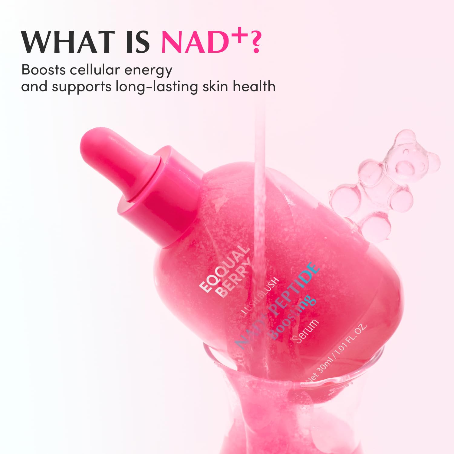 EQQUALBERRY NAD+ Peptide Boosting Smoothie Serum – Anti-Aging Korean S