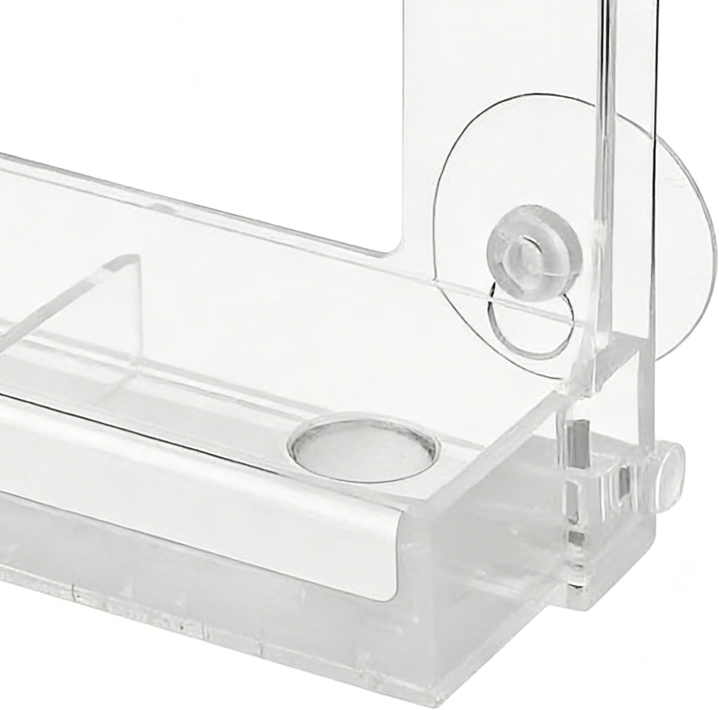 Bird Feeder, Acrylic Windproof Outdoor Window Feeder with Detachable Tray for Hummingbird, Wild Finch, Garden, Yard, Patio, Porch, Balcony, Family Viewing