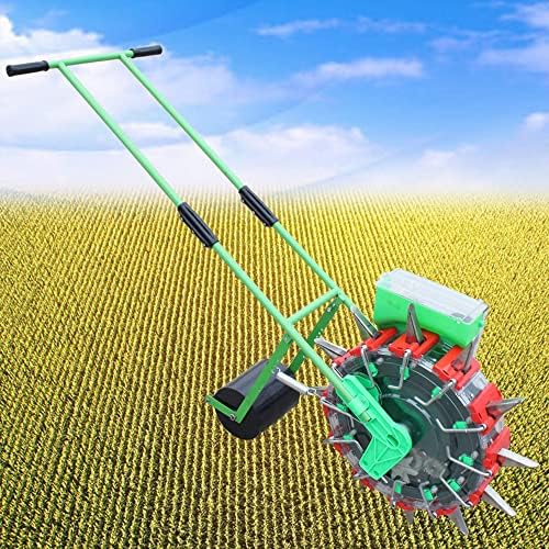 Adjustable Depth Corn Planter Seeder - 6-Mouth Hand-Push Roller for Pr