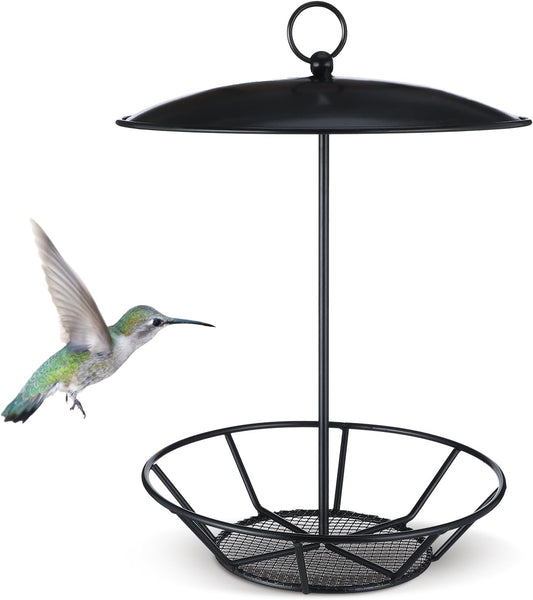 1 Pack Cylinder Bird Feeder Outdoor S-6-2 Seed Cake Feeder Metal Suet Cake Holder Backyard Wild Birdfeeding Bird Feeders for Outdoors Garden