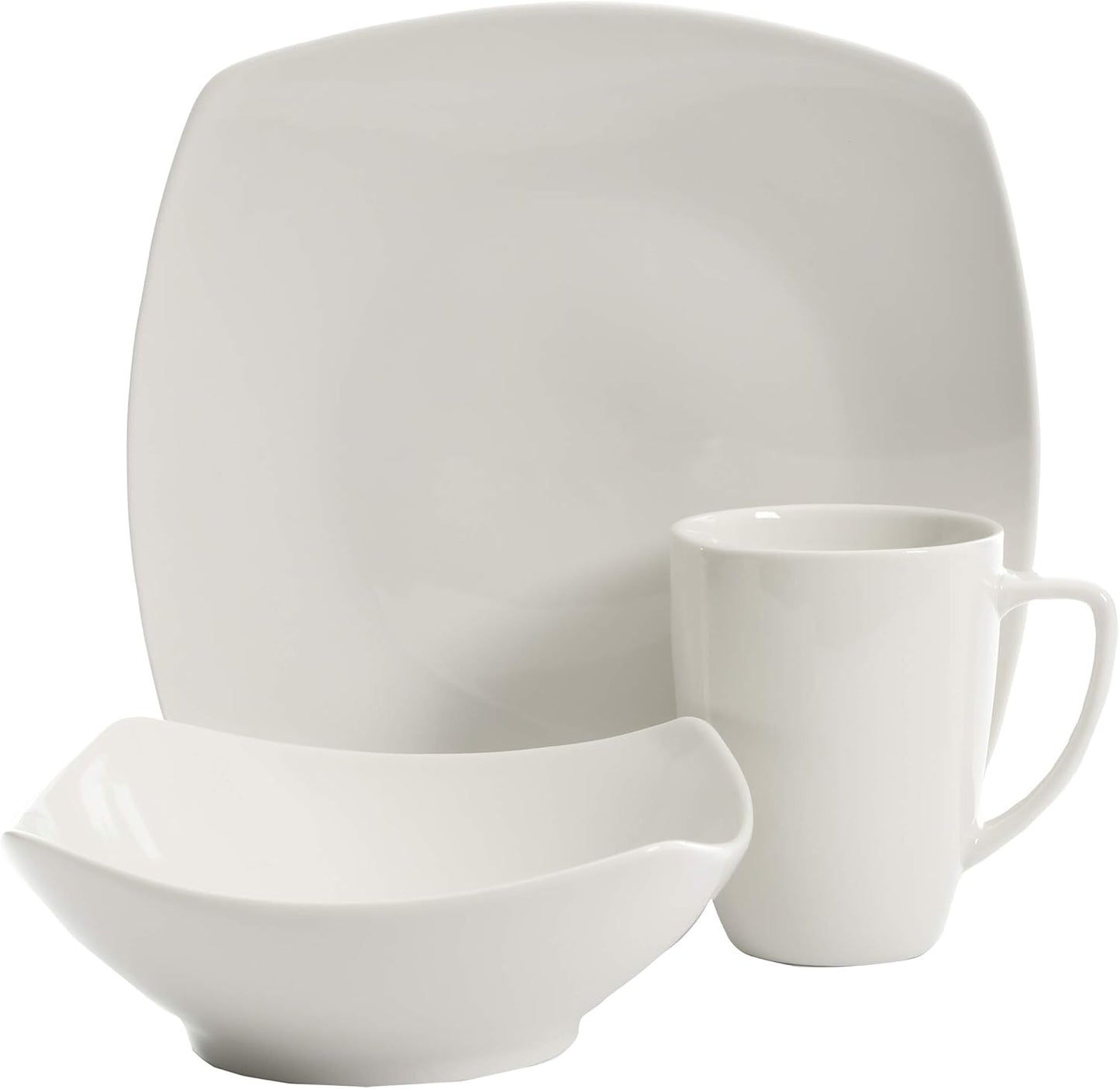Gibson Home Amelia Court Porcelain Chip and Scratch Resistant Dinnerwa