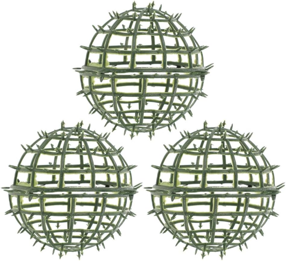 BESTOYARD 3pcs Artificial Topiary Support Cage Easy to Assemble Flower Stand for Weddings and Garden Decor Plastic Frame for Floral Arrangements and Decorative Plants