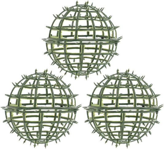 BESTOYARD 3pcs Artificial Topiary Support Cage Easy to Assemble Flower Stand for Weddings and Garden Decor Plastic Frame for Floral Arrangements and Decorative Plants