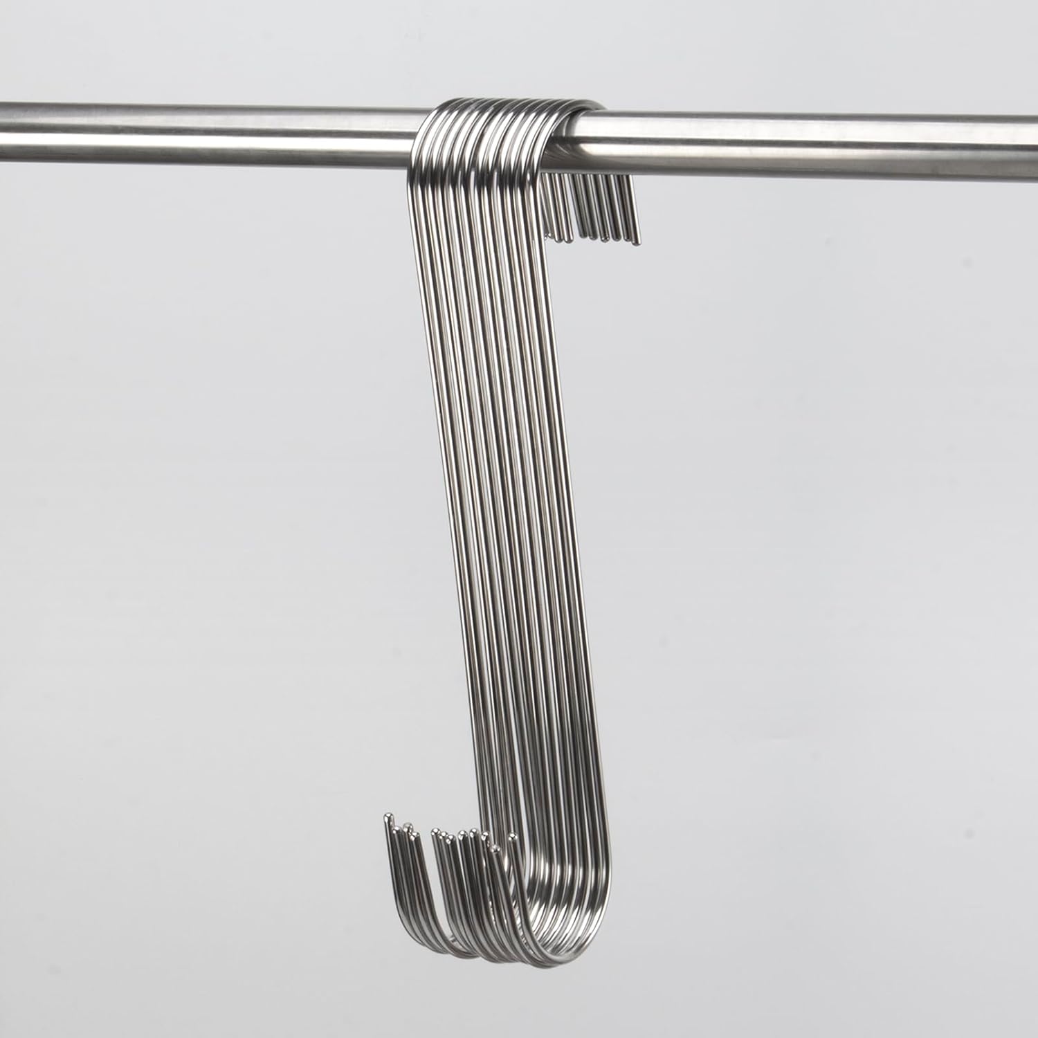 Extra Long S Hook Heavy Duty for Hanging Plants Bird Feeders Stainless