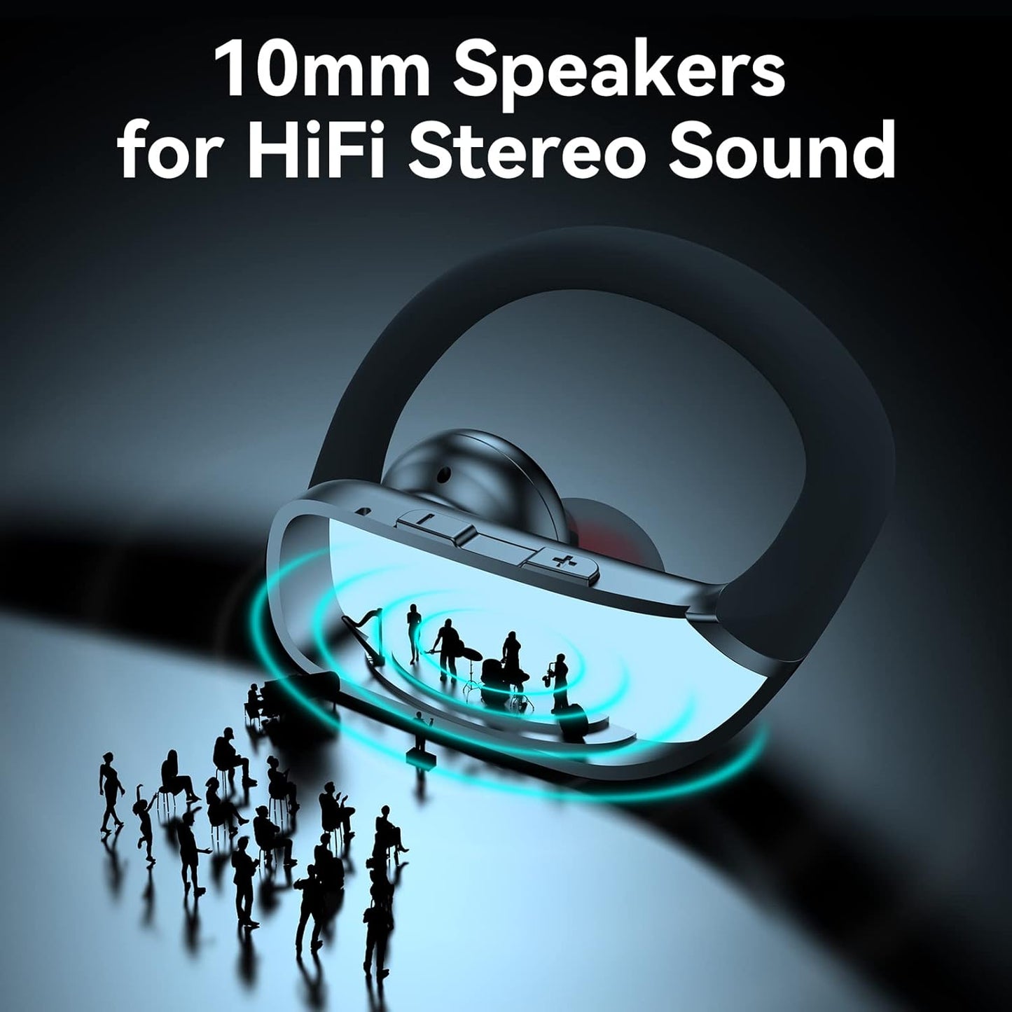 bmani Ear Buds Wireless Earbuds Bluetooth Headphones with 80H Playtime