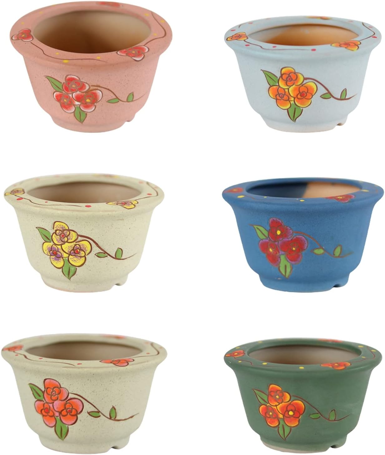 Plant Pots Colorful Flower Pot Ceramic Planters Vase Container Home Of