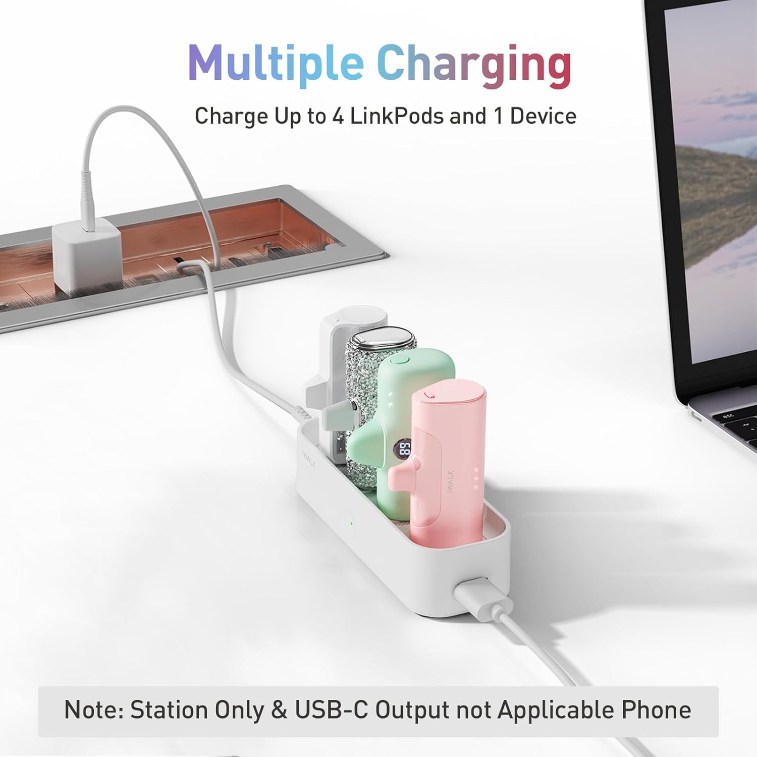 iWALK Charger Station for Portable Charger 4500mAh, 4800mAh, 5000mAh P