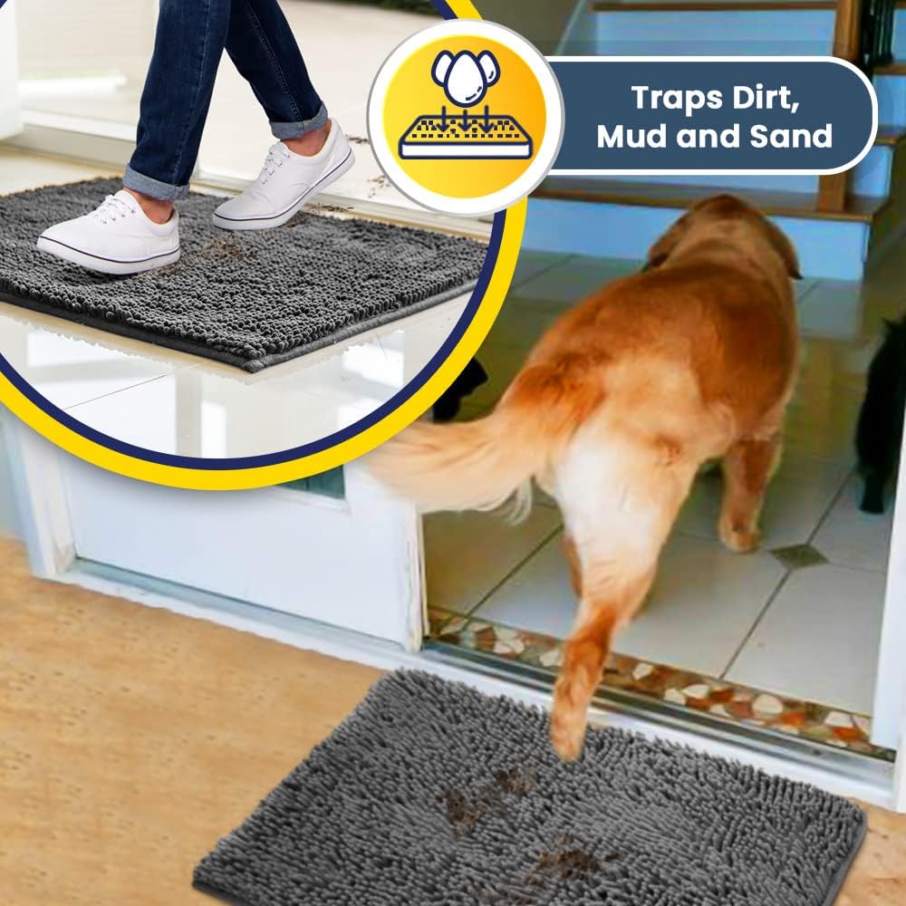Muddy Mat® | Super Absorbent Door Mat Indoor, Microfiber Quick Dry Che