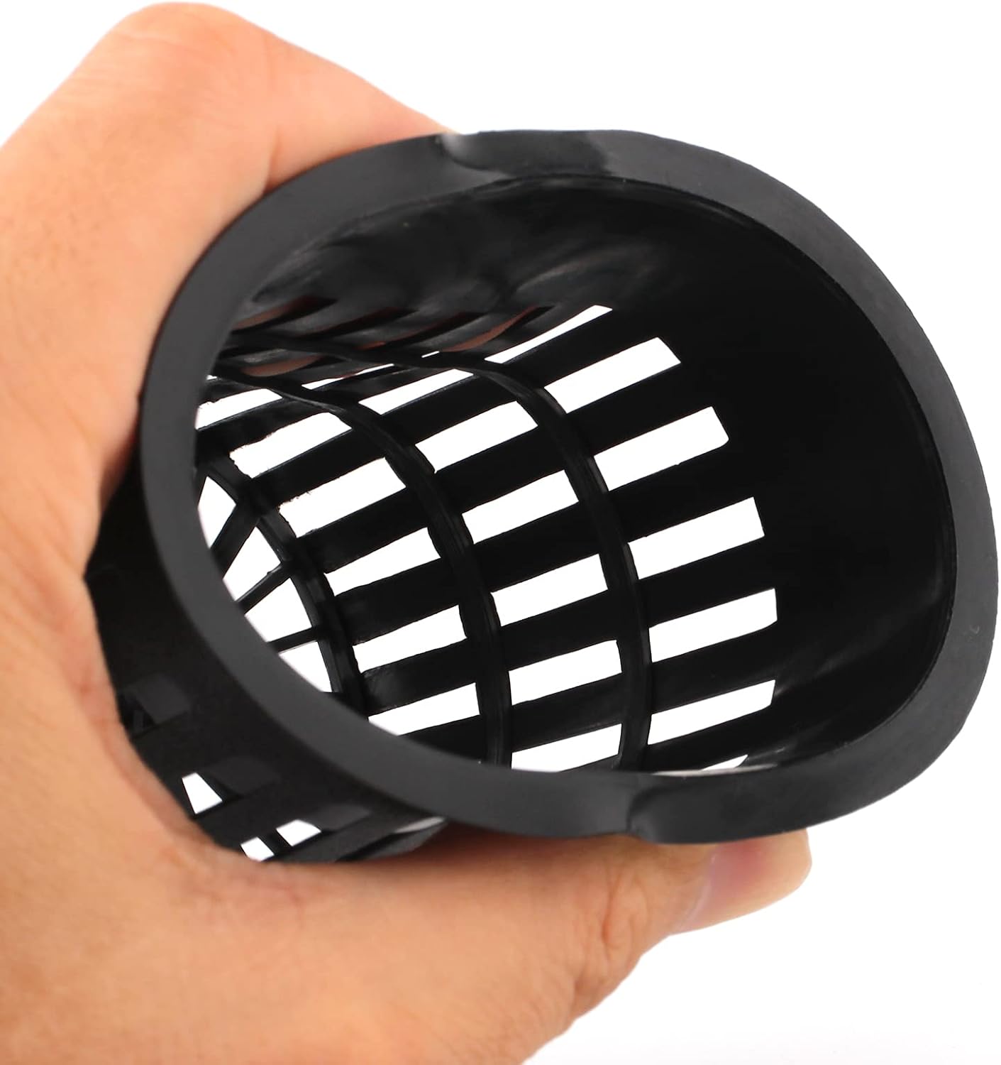 Garden Plastic Net Cups Pots Fits in 3 Inch Holes for Hydroponics, Set of 15