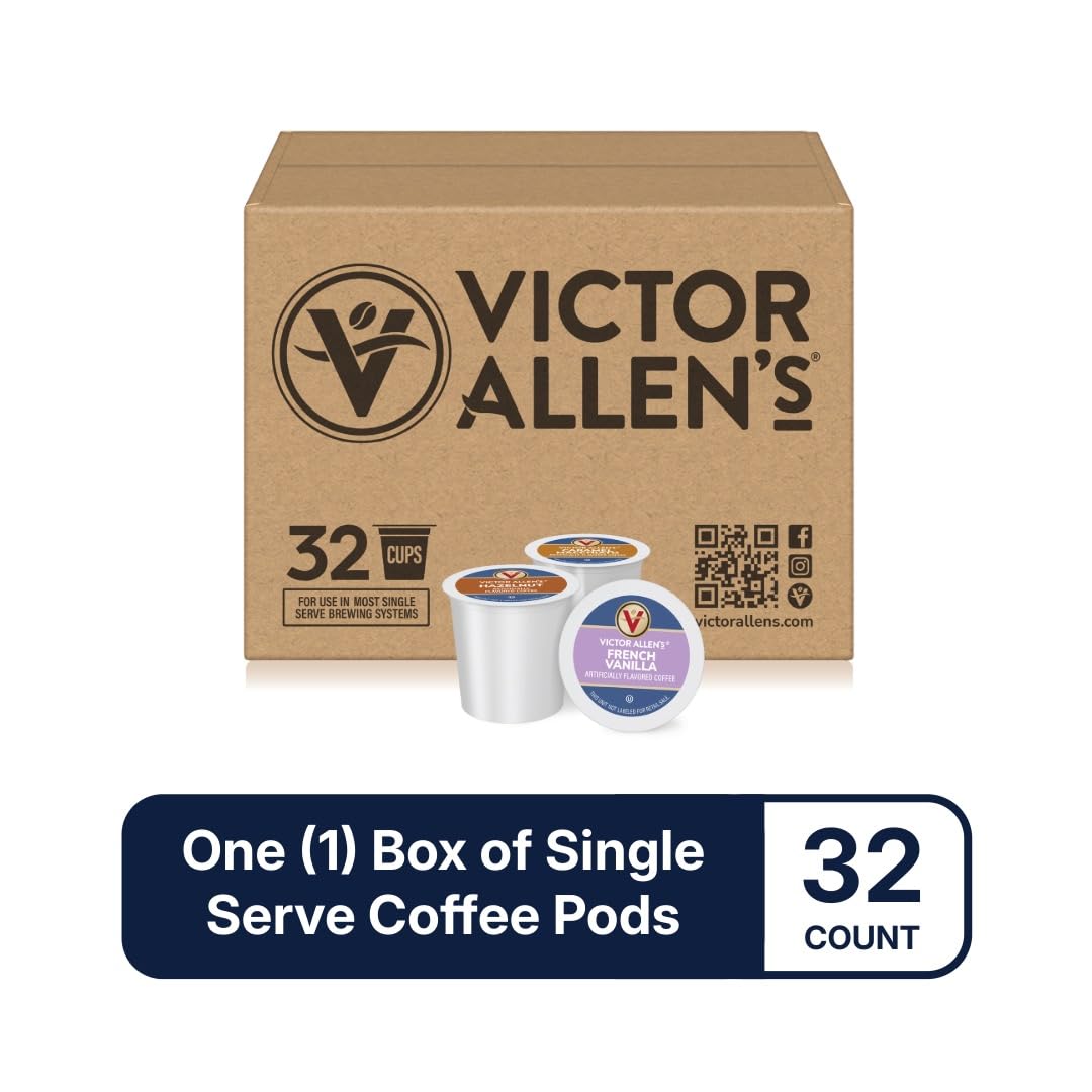 Victor Allen's Coffee Variety Pack (French Vanilla Flavored, Caramel M
