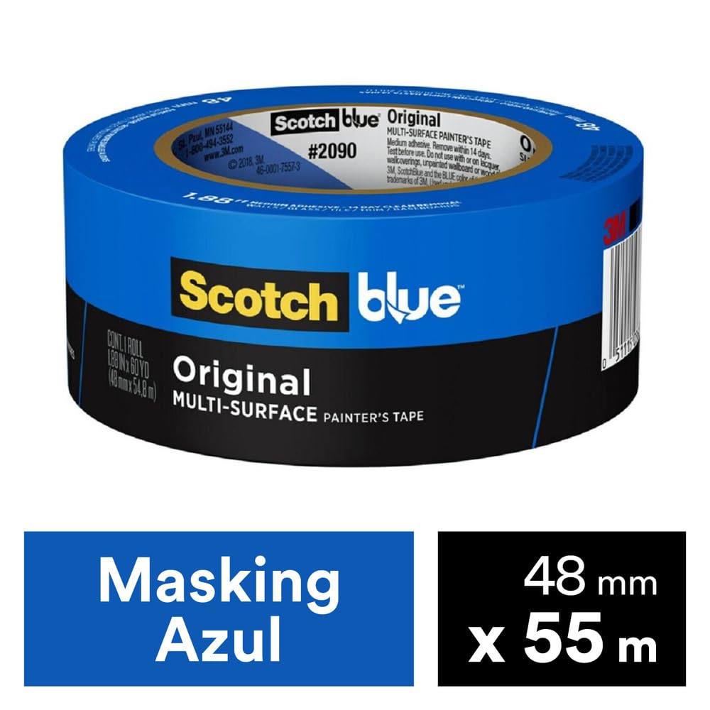 ScotchBlue Original Multi-Surface Painters Tape, 2 Inch Wide (1.88 In.
