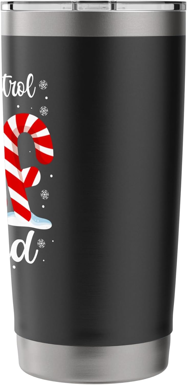 Pest Control Elf Squad Christmas Exterminator Matching X-mas Stainless Steel Insulated Tumbler