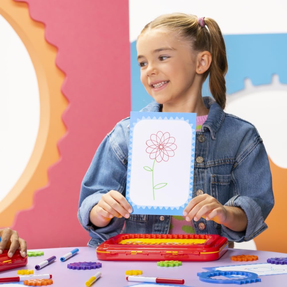 Spirograph Jr. — Jumbo Sized Gears Classic Retro Toy For Spiral Drawin