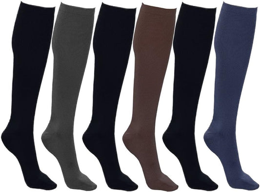 Winterlace Women’s Trouser Socks, Opaque Stretchy Nylon Knee High, Man