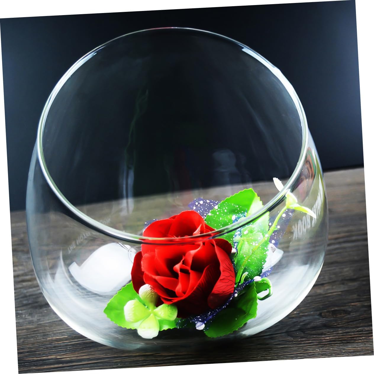 3Pcs Cut Glass Micro Landscape Bottle Elegant Terrarium for Succulents