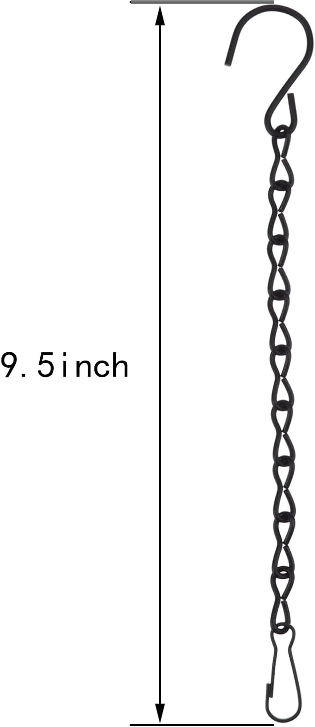 EBOOT 8 Pack 9.5 Inches Hanging Chains for Bird Feeders, Planters, Bil