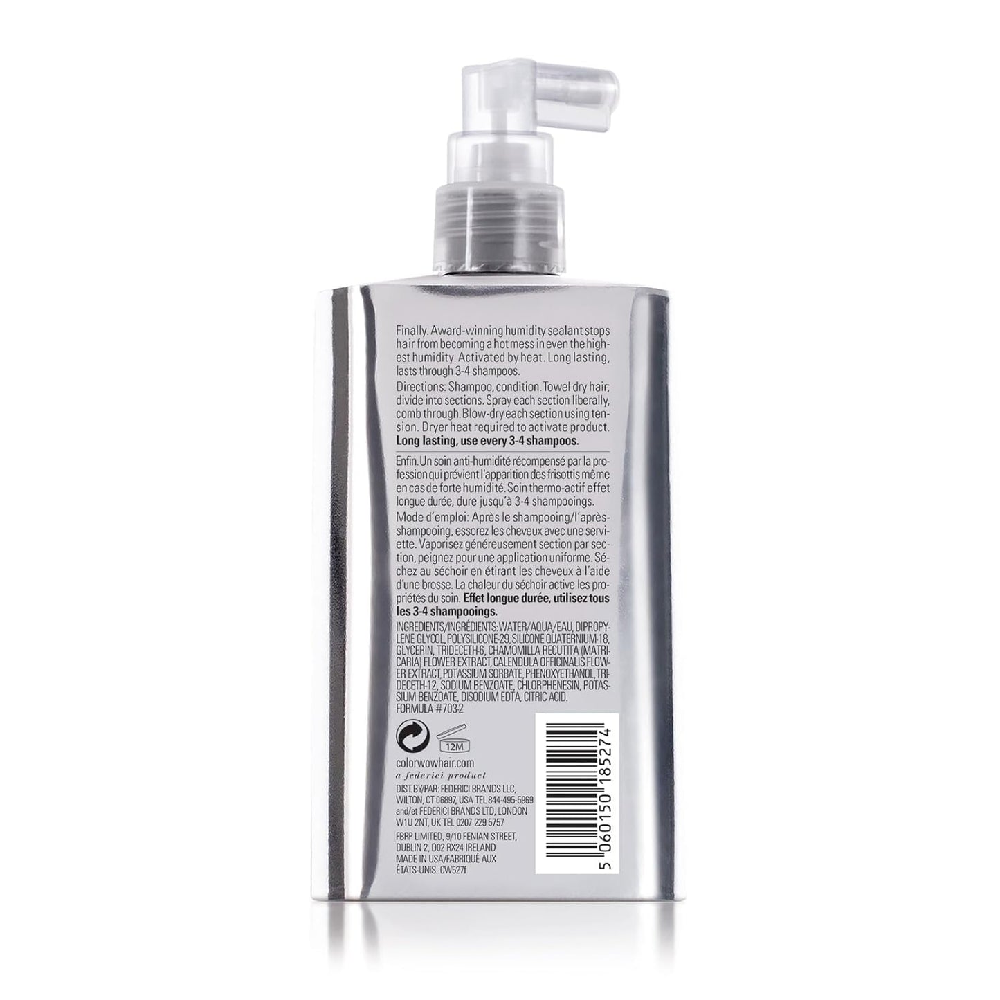 COLOR WOW Dream Coat Anti-Humidity Treatment Spray – Anti-Frizz Hair S