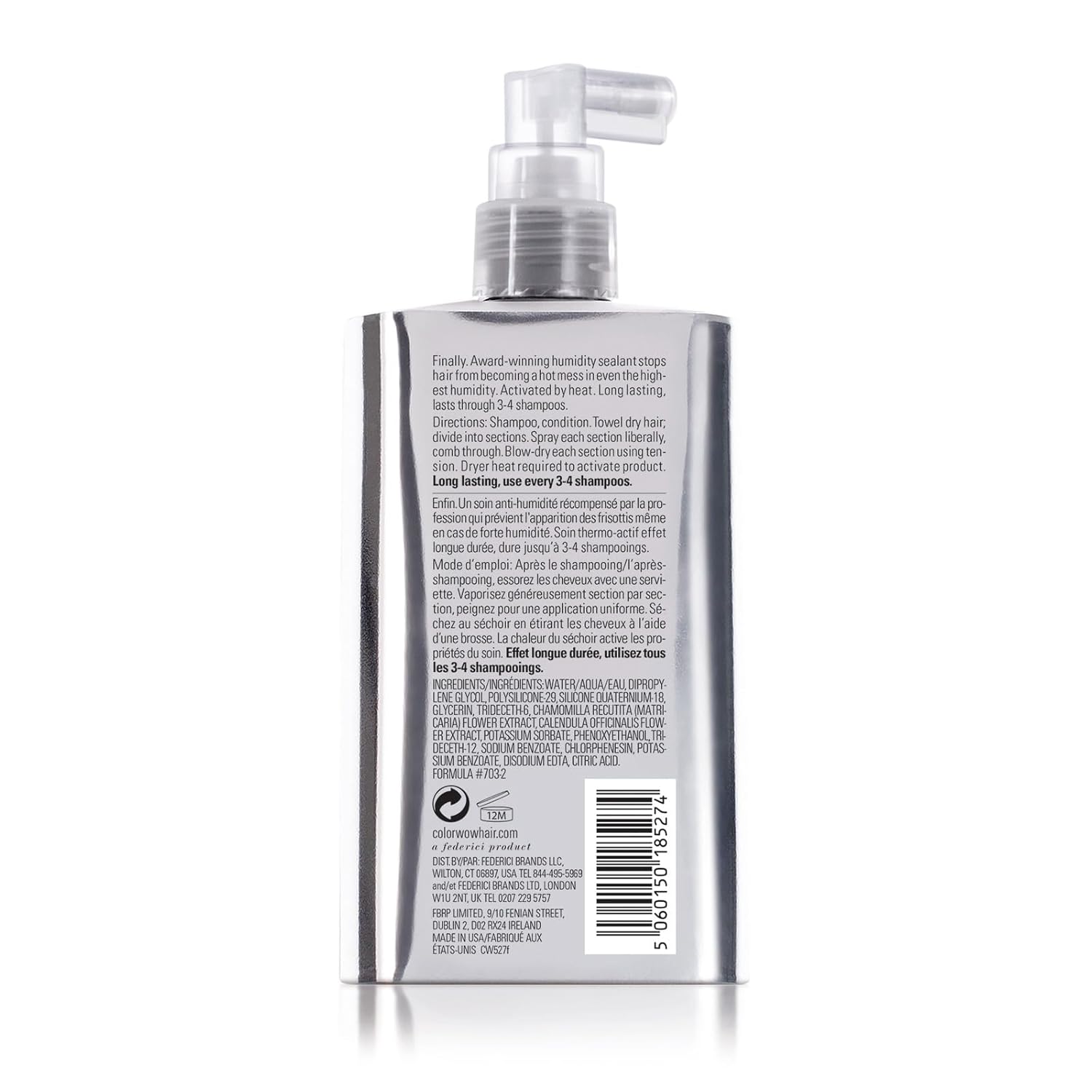 COLOR WOW Dream Coat Anti-Humidity Treatment Spray – Anti-Frizz Hair S