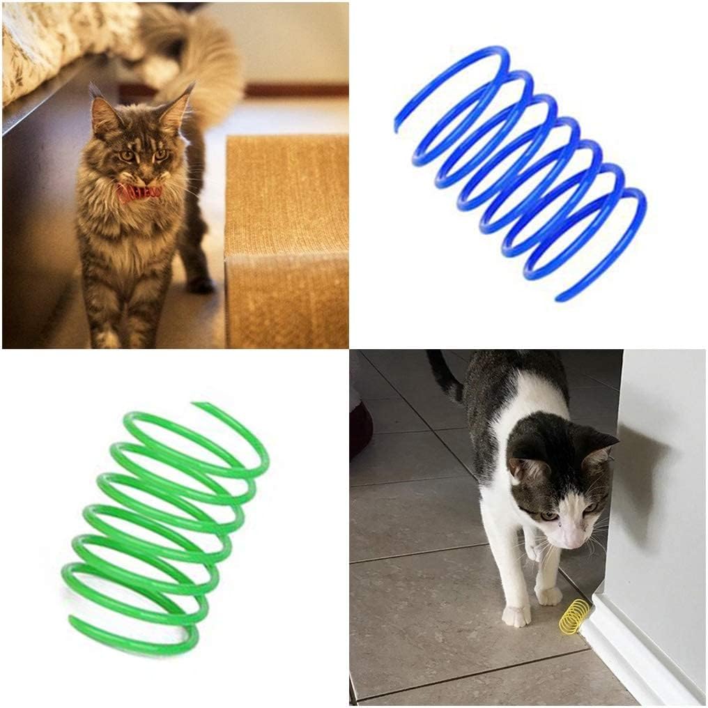 Andiker Interactive Cat Spiral Creative Spring Toy to Kill Time and Ke