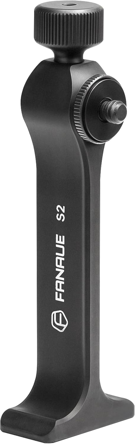 FANAUE S2-01 Binocular Tripod Adapter with 1/4-20" Thread Compatible with Porro Binoculars and Arca Ball Heads, Universal Quick Release for Bird Watching, Hunting, Astronomy, Animal Observation Ect.