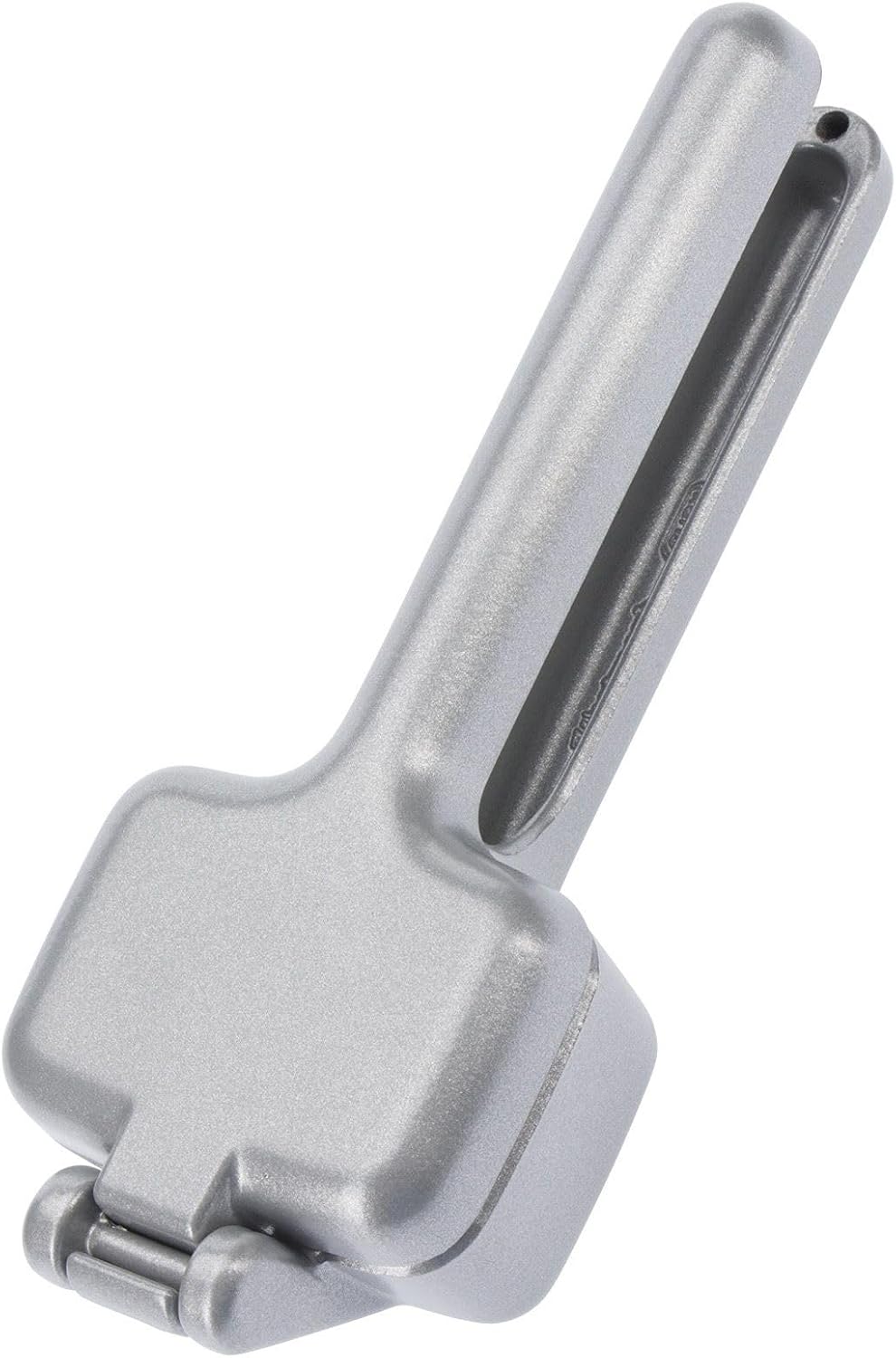 Westmark Manual Ice Crusher – German Heavy-Duty Aluminum Hand Ice Cube Crusher for Crushed Ice, Portable Bar Tool for Cocktails & Drinks, Dishwasher Safe, Bar Accessories, Gray