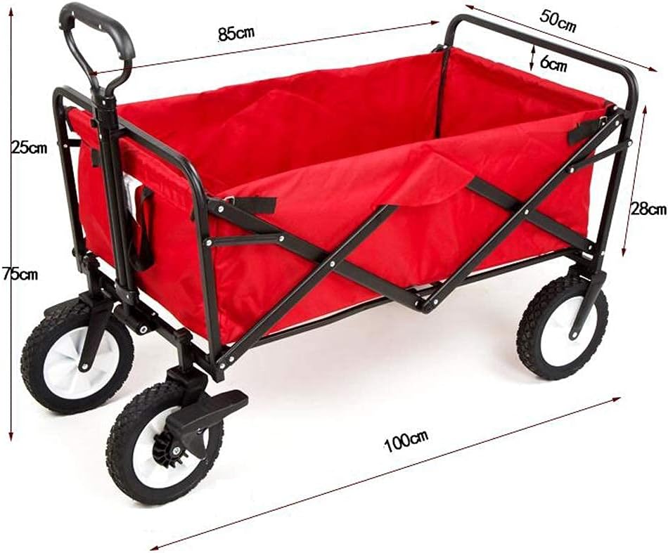 Generic Shoppicart Four-Wheeledt Children's Supermarket Foldiportable Outdoor Handligoods Push Rod Tow Campishoppicart Grocery Cart/2/a