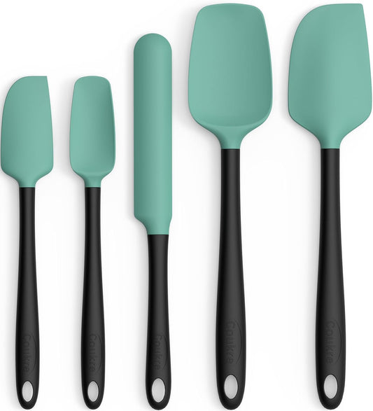 Coukre Silicone Spatula Set of 5,High Temperature Resistant, Food Grad