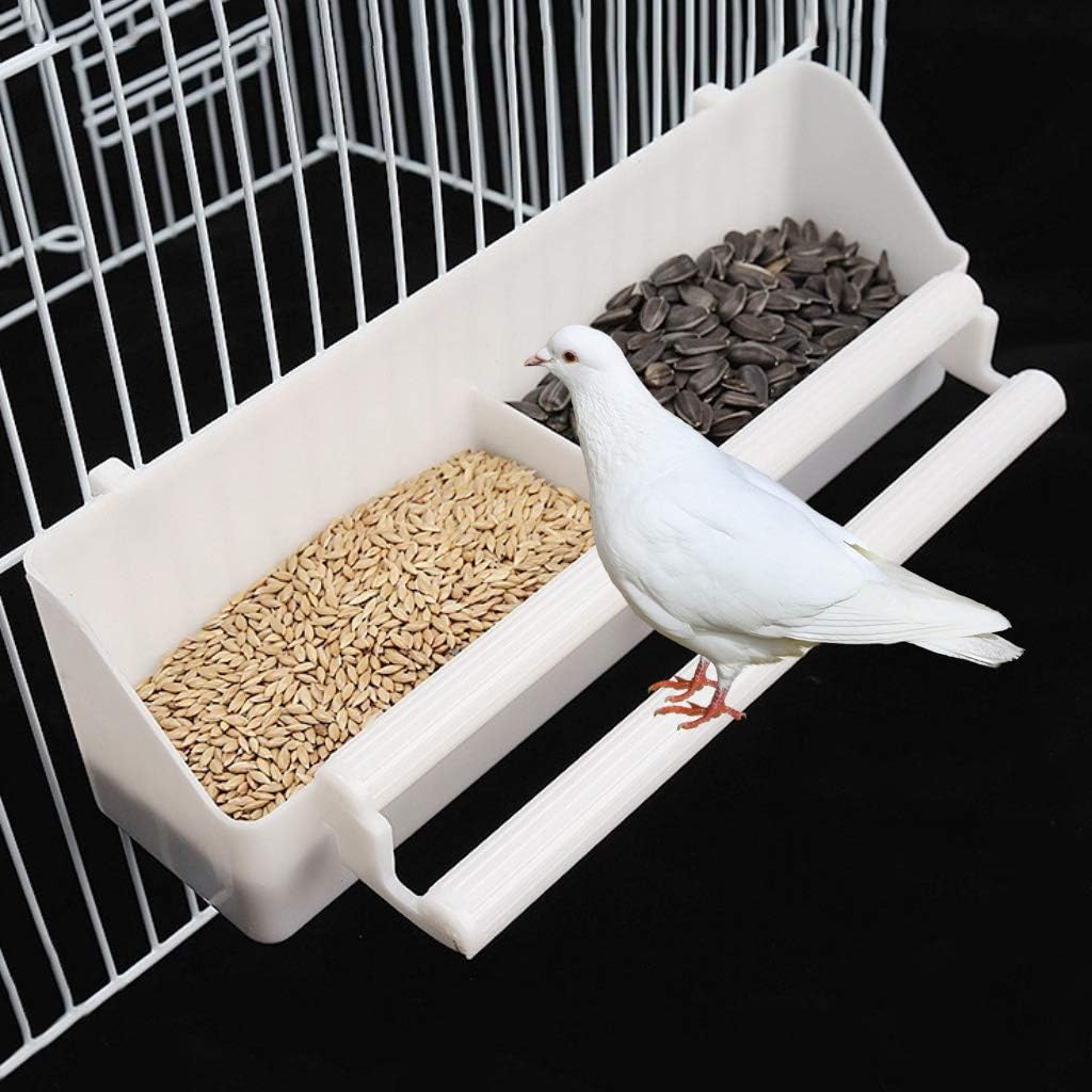 Parakeet for Feeder Bird Food Feeding Dish Cups Hanging Bowl for Poultry Parrot for Parakeet