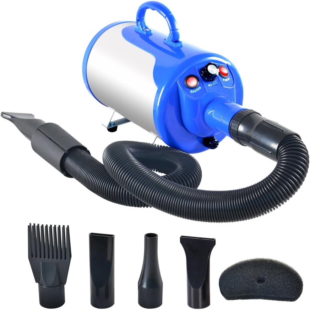 SHELANDY Groomer Partner Pet Hair Force Dryer Dog Grooming Blower with