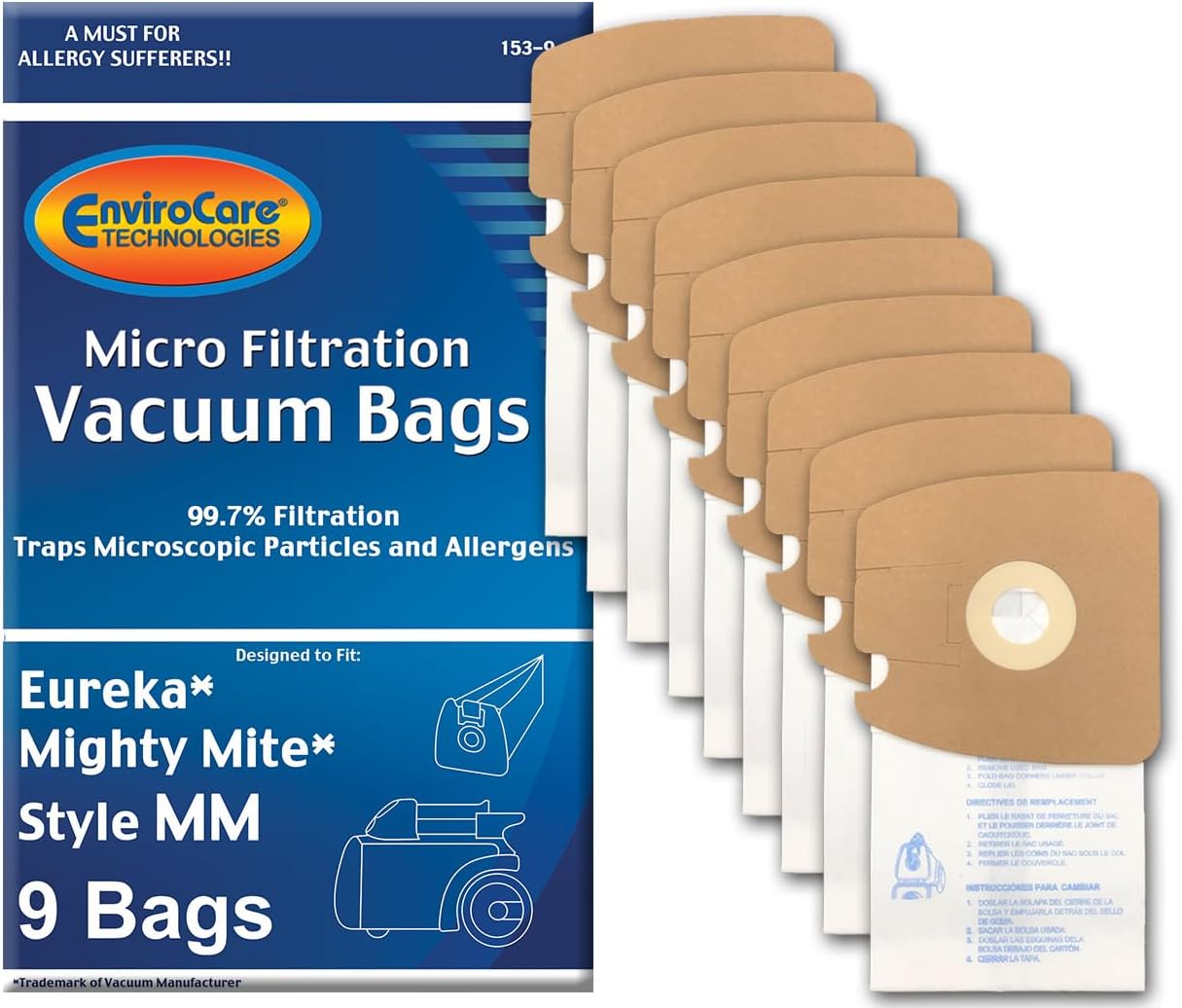Envirocare Premium Replacement Multi-layer Micro Filtration Vacuum Bag