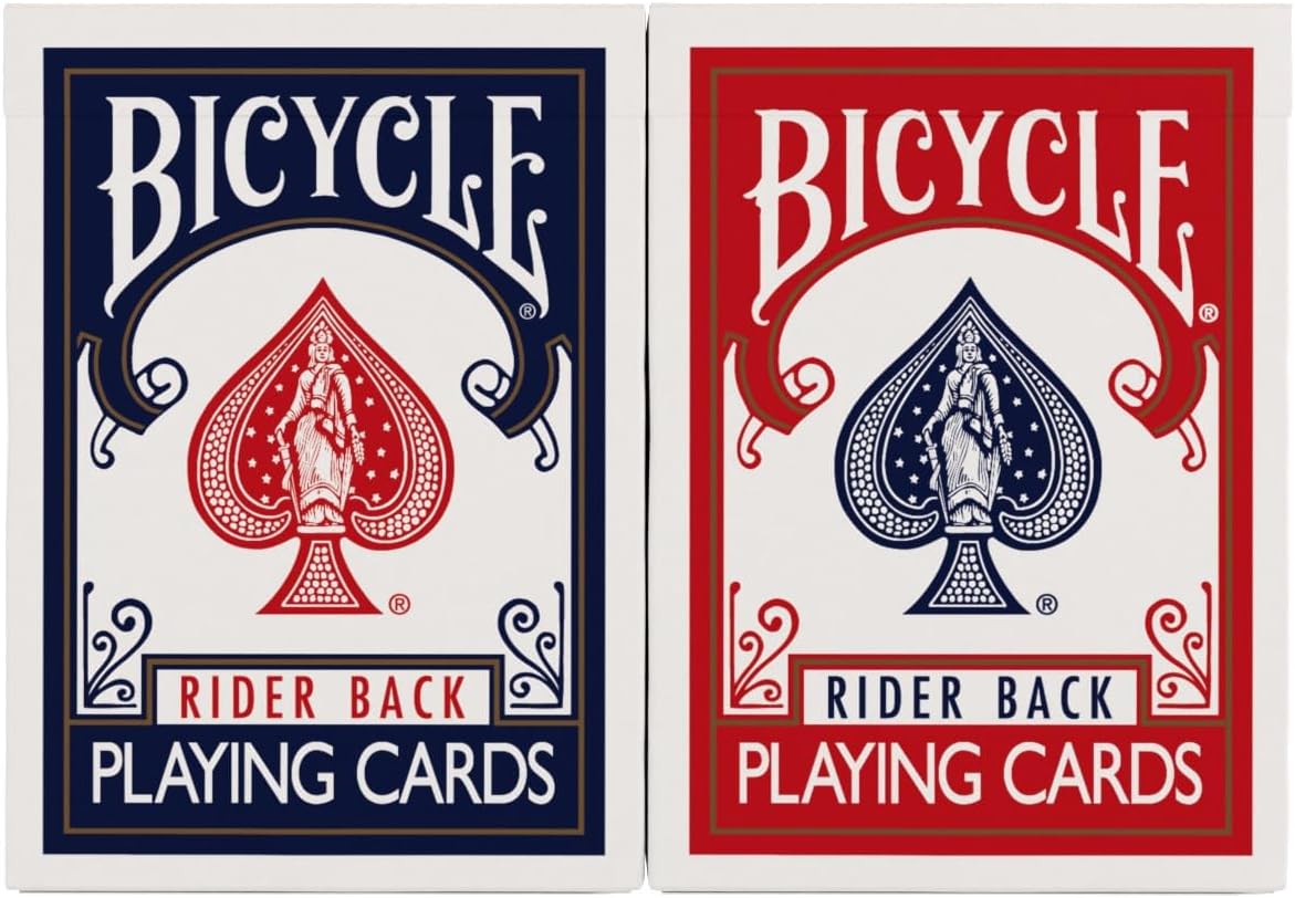 Bicycle Rider Back Playing Cards, Standard Poker Size Deck of Cards, R