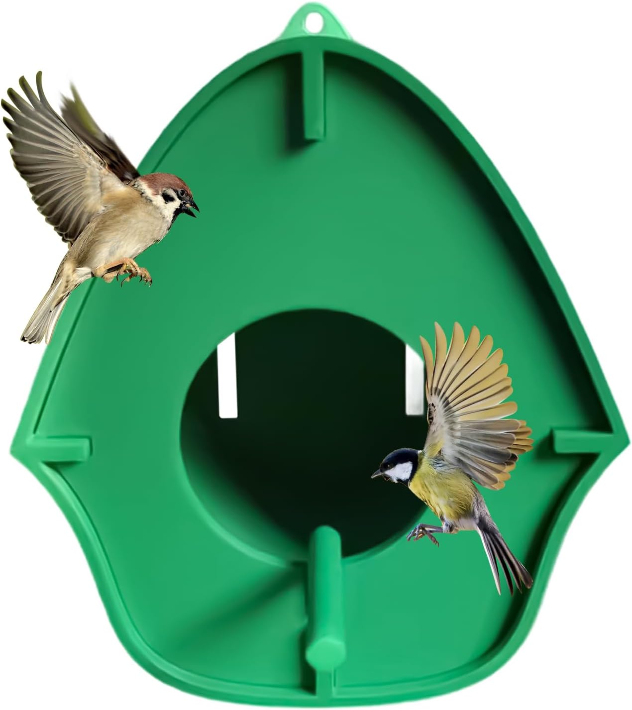Garden Bird Feeder | Rainproof Birdwatching Aid | Bird Feeding Station Outdoor | for Robins Sparrows Budgies Backyard Balcony Patio Terrace Window