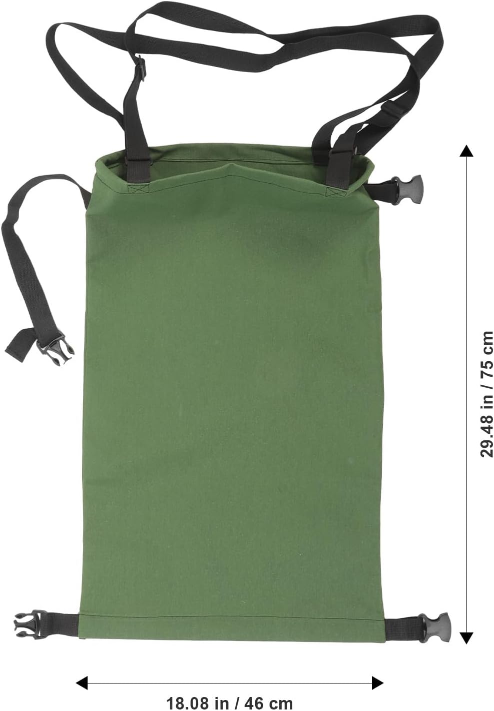 Milisten Canvas Mushroom Picking Bag and Fruit Harvesting Apron with Adjustable Strap, Large Capacity Foraging Storage Pouch Suitable for Garden and Orchard Use