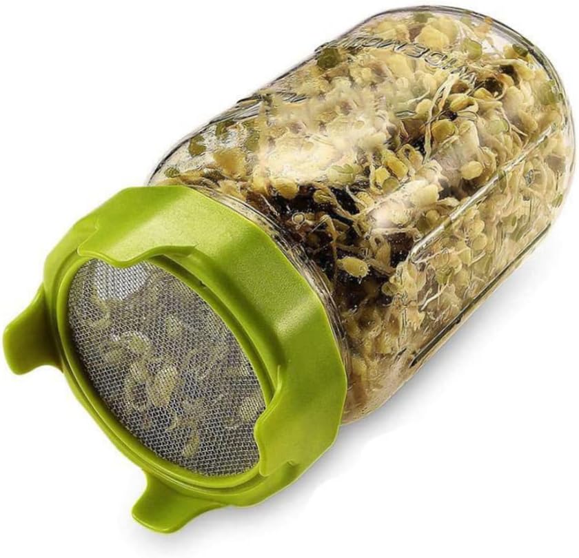 2pcs Sprouting Lid Garden Tools Lid Sprouting Net Cover Beans Sprouts 