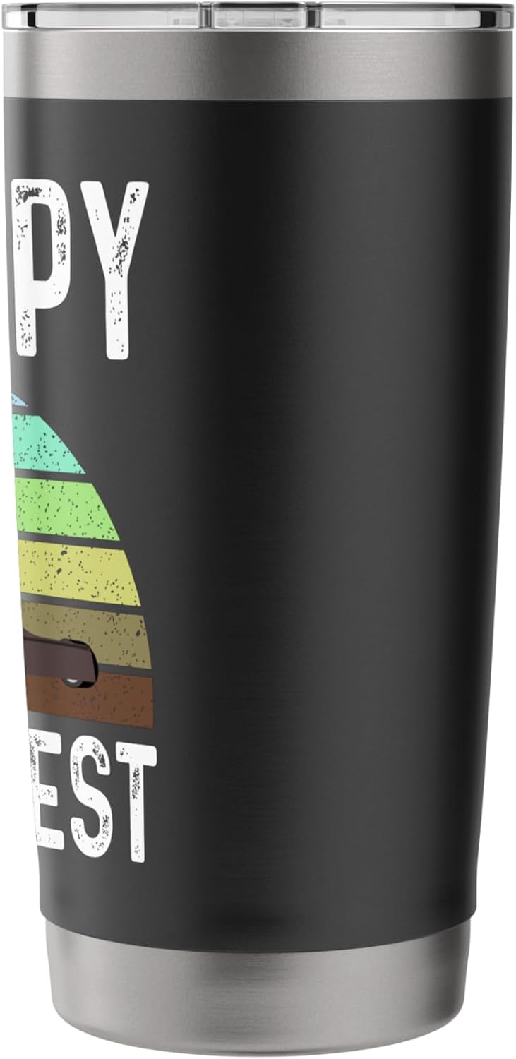 Funny Grampy Mows Best Lawn Care Grass Mowing Lawn Mower Dad Stainless Steel Insulated Tumbler