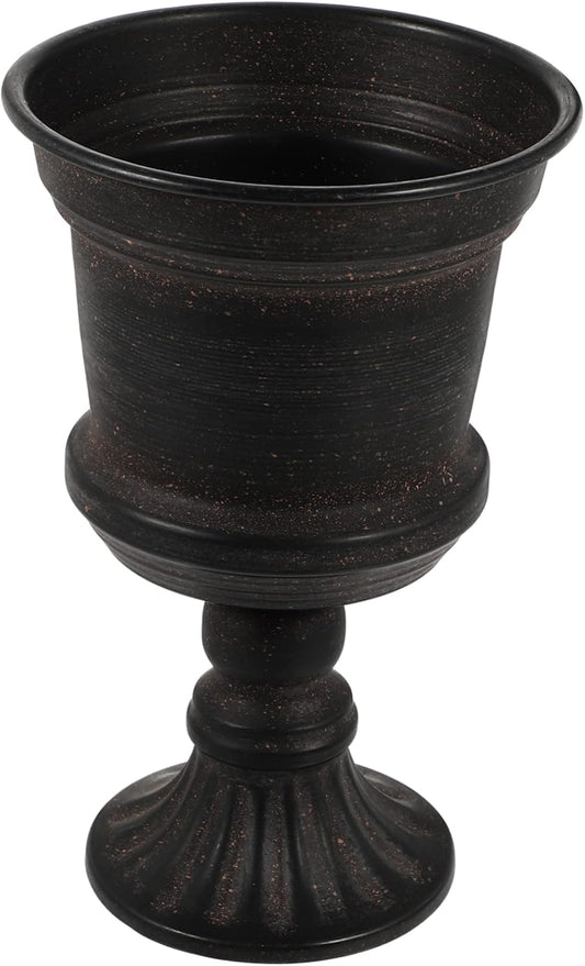 BESTOYARD 1pc Art Flower Vase for Home Office Wedding Decor Rustic Metal Flowerpot for Centerpieces Elegant Gardening Planter for Use