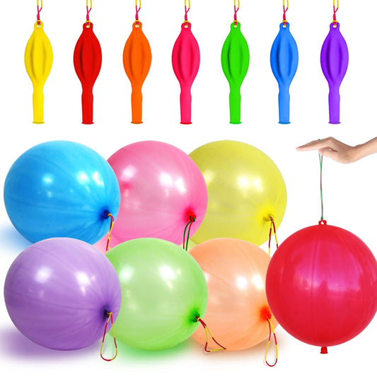30Pcs Punch Balloons, Thickened Neon Punching Balloon Heavy Duty Party