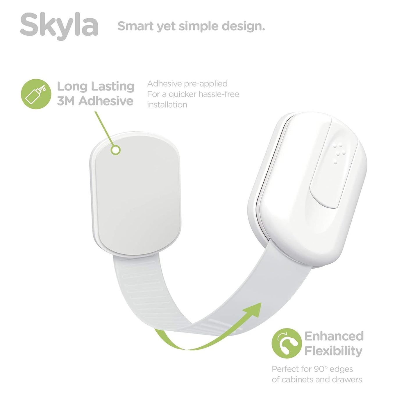 Baby Proofing Child Safety Locks (12 Pack) by Skyla Homes - The Safest