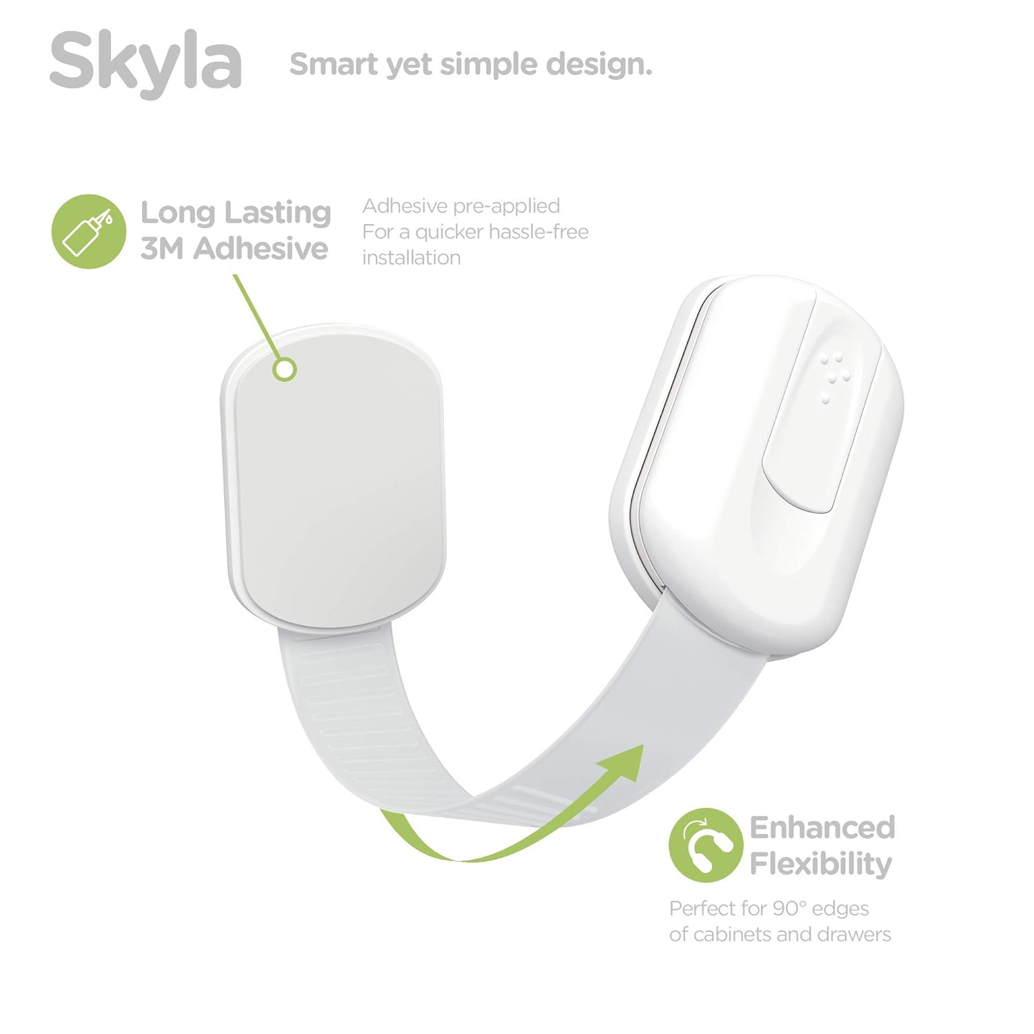 Baby Proofing Child Safety Locks (12 Pack) by Skyla Homes - The Safest