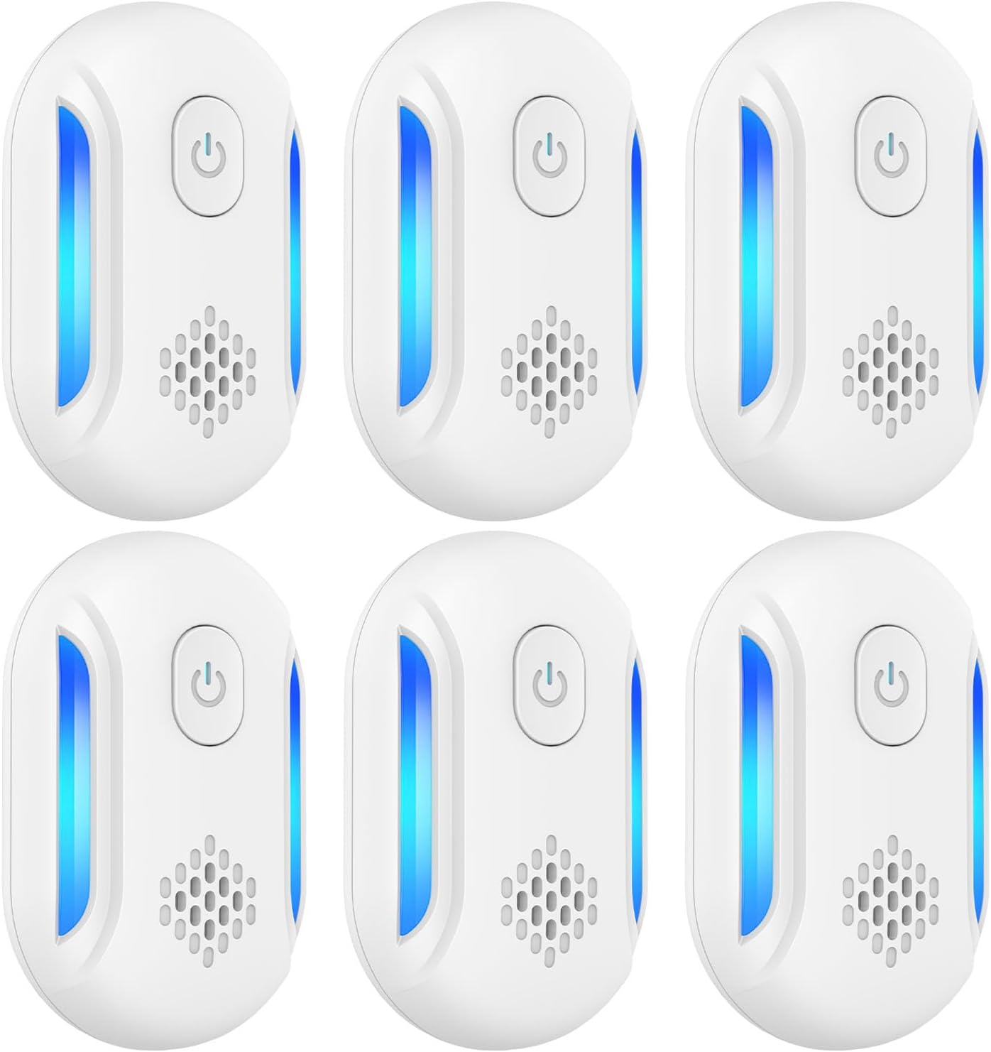 Ultrasonic Pest Repellent 6 Pack, Electronic Plug in Indoor Ultrasonic