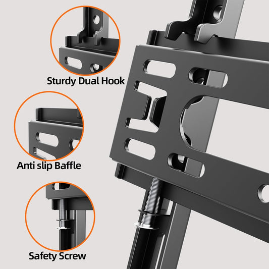 IWOBOARD 32 40 42 inch Fixed TV Monitor Wall Mount for LED LCD TVs & M
