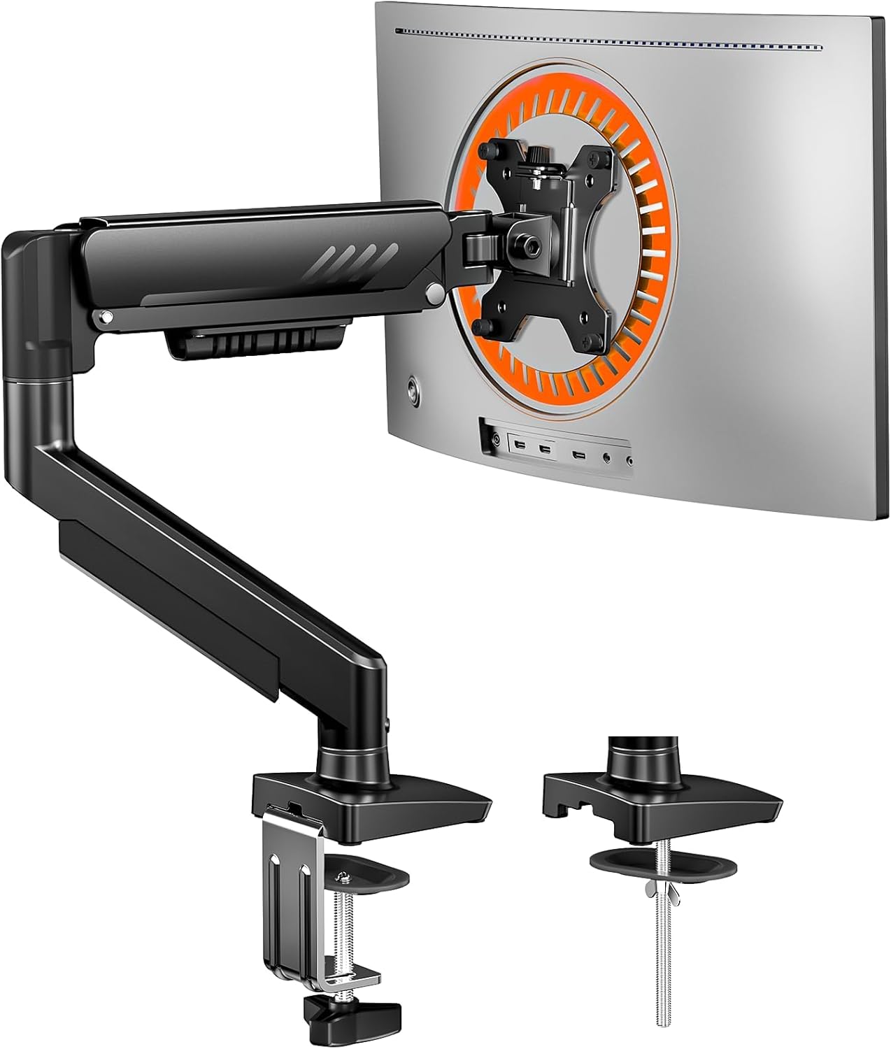 ErGear Single Monitor Arm, Fully Adjustable Monitor Mount for 13–34 In