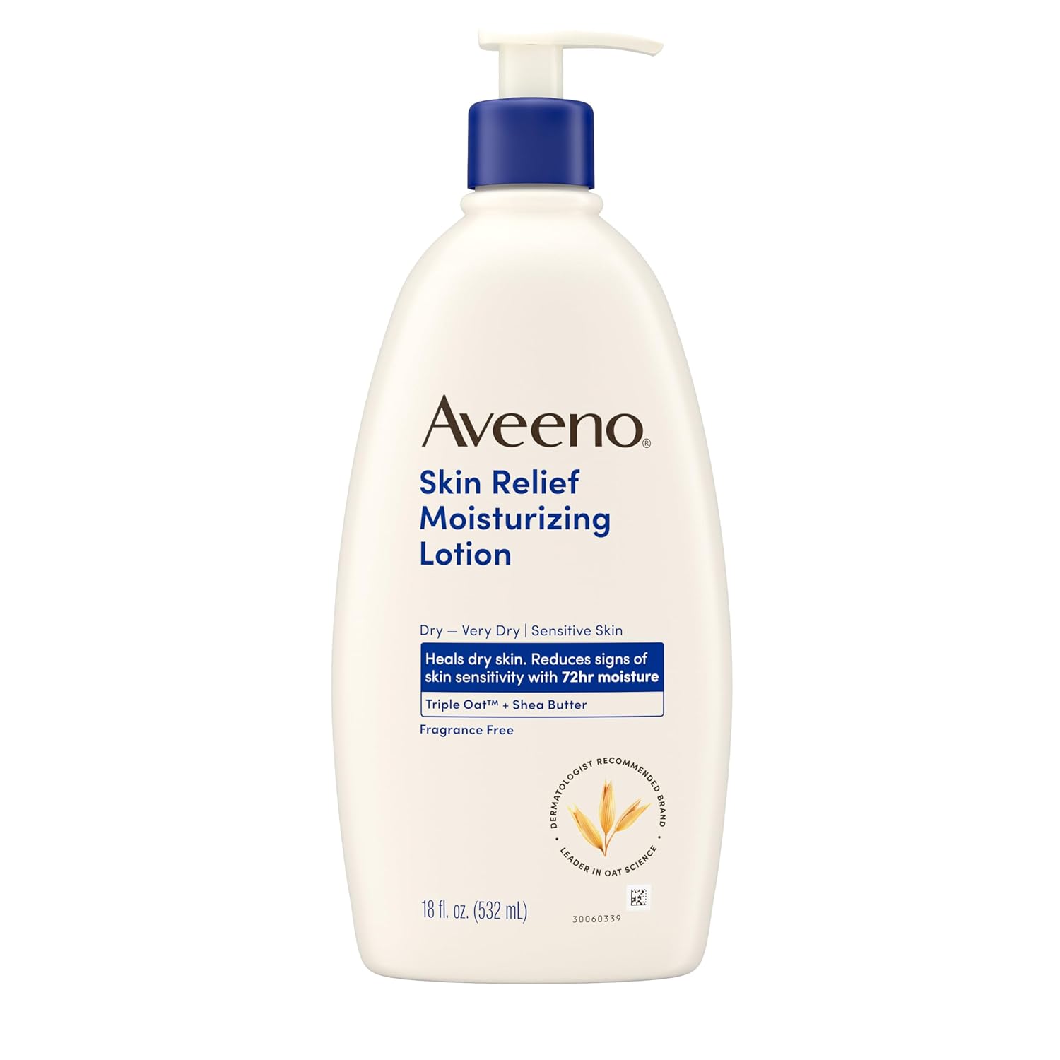Aveeno Skin Relief Moisturizing Lotion Heals Very Dry, Sensitive Skin,