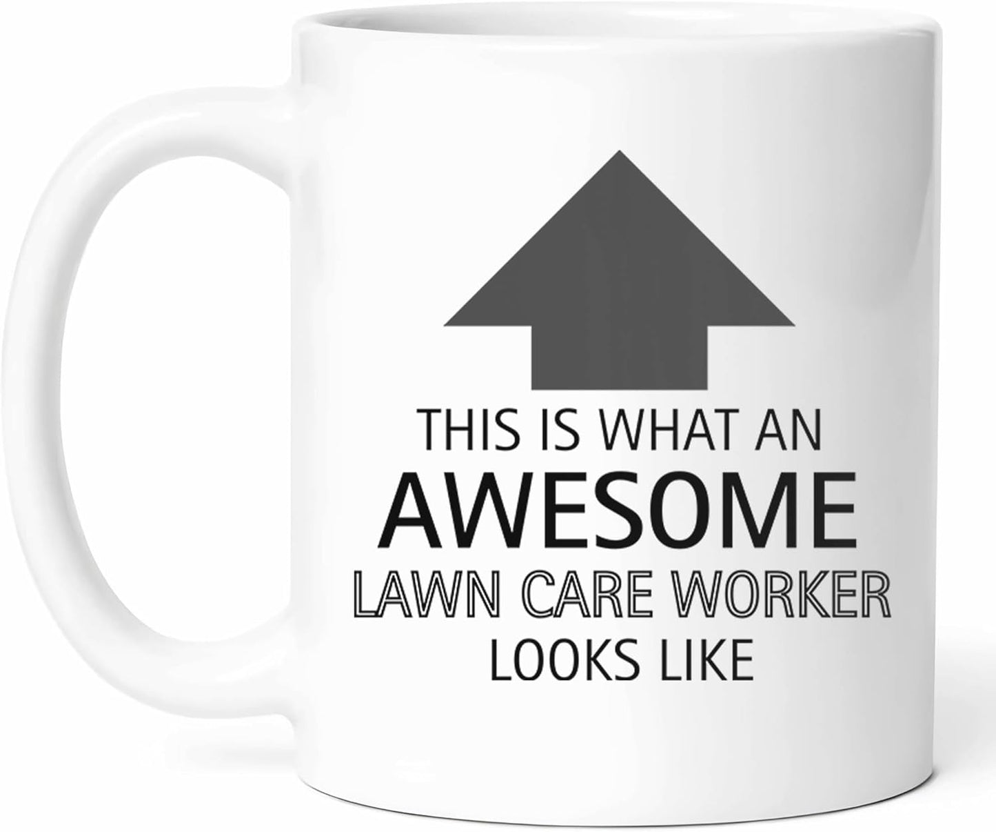 Awesome Lawn Care Worker Looks Like Mug - Specialist Coffee Cup - Gardening Enthusiast Funny Gift From Friends - Management Tea Mugs - Cups - 11 Oz Ceramic Gifts For Birthday, Him, Her, Christmas