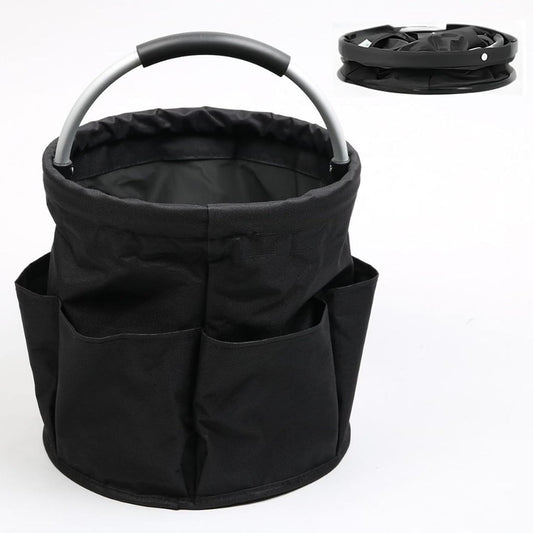 17L Foldable Cleaning Caddy with Handle, Cleaning Supplies Organizer S